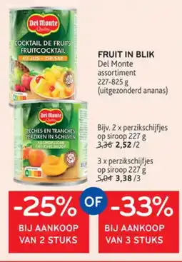 Alvo Del monte cocktail de fruits fruitcocktail aanbieding