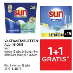 Alvo Vaatwastabletten all-in-one Sun aanbieding