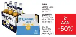 Alvo Bier Corona Extra of Bier 0.0% Corona Cero aanbieding