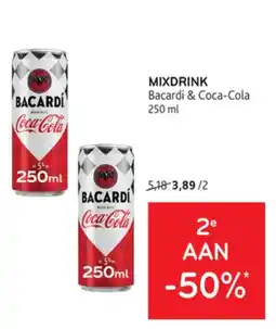 Alvo Mixdrink Bacardi & Coca-Cola aanbieding