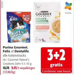 Colruyt Purina Gourmet, Felix of Dentalife aanbieding