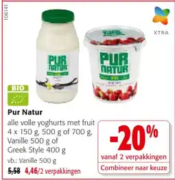 Colruyt Pur Natur aanbieding