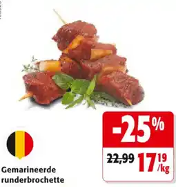 Colruyt Gemarineerde runderbrochette aanbieding