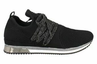 Berca Shoes Marco Tozzi Sneaker Laag Dames Sneakersock Feel Me Trend Mesh - Zwart aanbieding