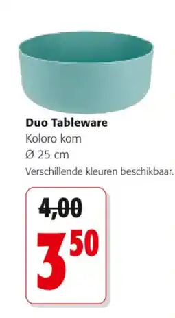 Colruyt Duo Tableware aanbieding