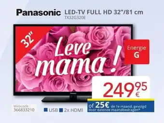 Eldi Panasonic LED-TV Full HD 32"/81 cm aanbieding