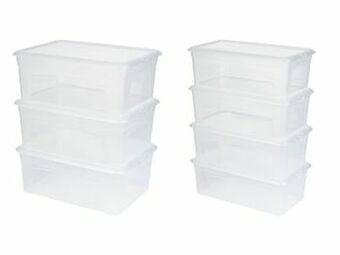Lidl Livarno Home Opbergboxen, set van 3 of 4, stapelbaar aanbieding