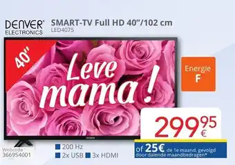 Eldi Denver Smart-TV Full HD 40"/102 cm aanbieding