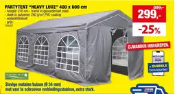 Hubo Garden Plus Partytent Heavy Luxe aanbieding