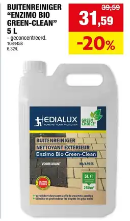 Hubo Buitenreiniger Enzimo Bio Green Clean aanbieding