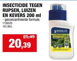 Hubo Edialux insecticide tegen rupsen, luizen en kevers aanbieding