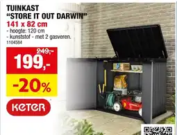 Hubo Keter Tuinkast Store It Out Darwin aanbieding