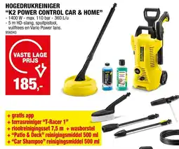 Hubo Karcher Hogedrukreiniger K2 Power Control Car & Home aanbieding