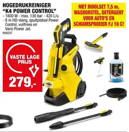 Hubo Karcher Hogedrukreiniger K4 Power Control aanbieding