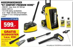 Hubo Hogedrukreiniger K7 Comfort Premium Home aanbieding