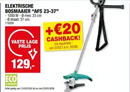 Hubo Bosch Elektrische Bosmaaier "AFS 23-37" aanbieding