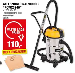 Hubo Powerplus Alleszuiger Nat/Droog "POWX3240" aanbieding