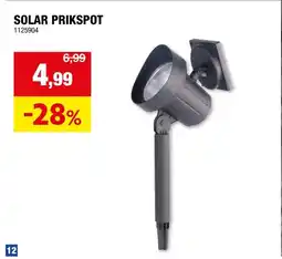 Hubo Solar Prikspot aanbieding