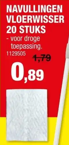 Hubo Navullingen Vloerwisser aanbieding