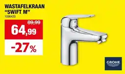 Hubo Grohe Wastafelkraan "Swift M" aanbieding