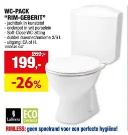 Hubo Lafiness WC-Pack "Rim-Geberit” aanbieding