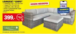 Hubo Garden Plus Loungeset "Corfu" aanbieding