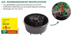 Horta ACD waterreservoir met druppelsysteem aanbieding