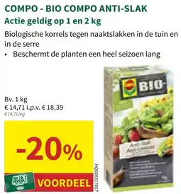 Horta Compo Bio Compo Anti-slak aanbieding