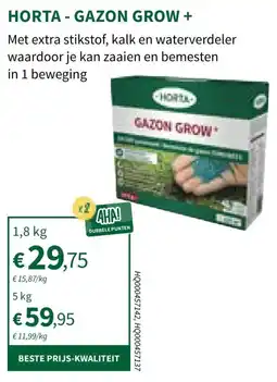 Horta Horta Gazon Grow aanbieding