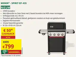 Horta Weber Spirit EP-435 aanbieding
