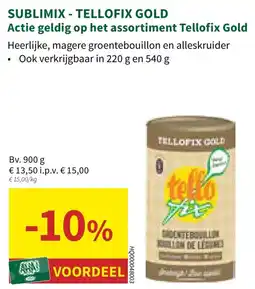 Horta Sublimix Tellofix Gold aanbieding