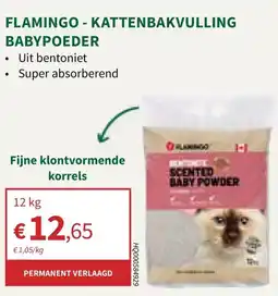 Horta Flamingo - kattenbakvulling babypoeder aanbieding