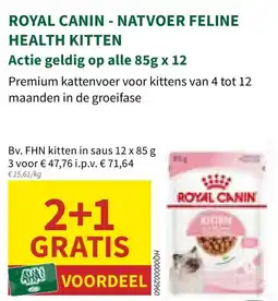 Horta Royal canin - natvoer feline health kitten aanbieding