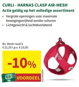 Horta Curli-harnas clasp air-mesh aanbieding