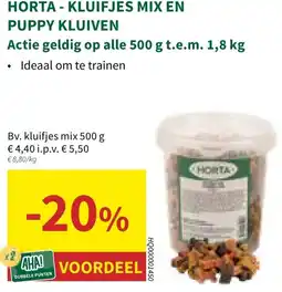 Horta Horta kluifjes mix en puppy kluiven aanbieding