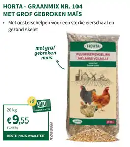 Horta Horta graanmix met grof gebroken maïs aanbieding
