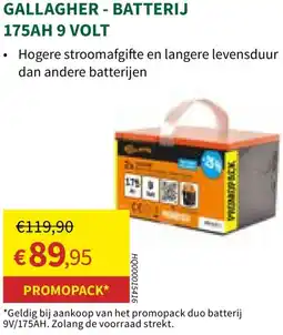 Horta Gallagher batterij aanbieding