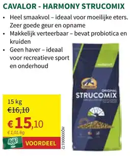 Horta Cavalor harmony strucomix aanbieding
