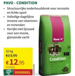 Horta Pavo condition aanbieding