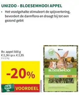 Horta Unizoo bloesemhooi appel aanbieding