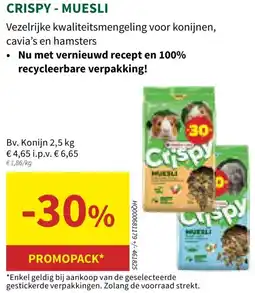 Horta Crispy muesli aanbieding