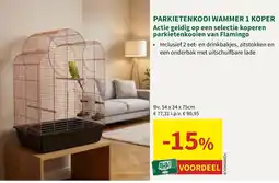 Horta Parkietenkooi wammer koper aanbieding