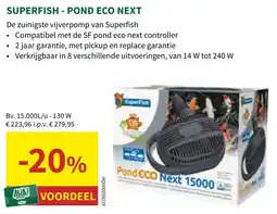 Horta Superfish pond eco next aanbieding