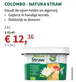 Horta Colombo natura straw aanbieding