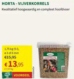 Horta Horta vijverkorrels aanbieding