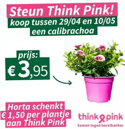 Horta Steun think pink aanbieding