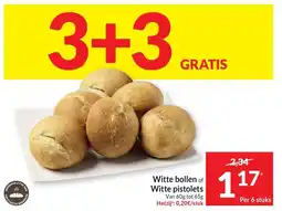 Intermarché Witte bollen of Witte pistolets aanbieding