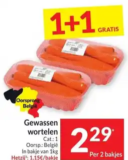 Intermarché Gewassen wortelen aanbieding