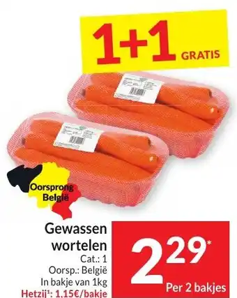 Intermarché Gewassen wortelen aanbieding