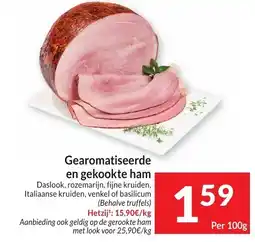 Intermarché Gearomatiseerde en gekookte ham aanbieding